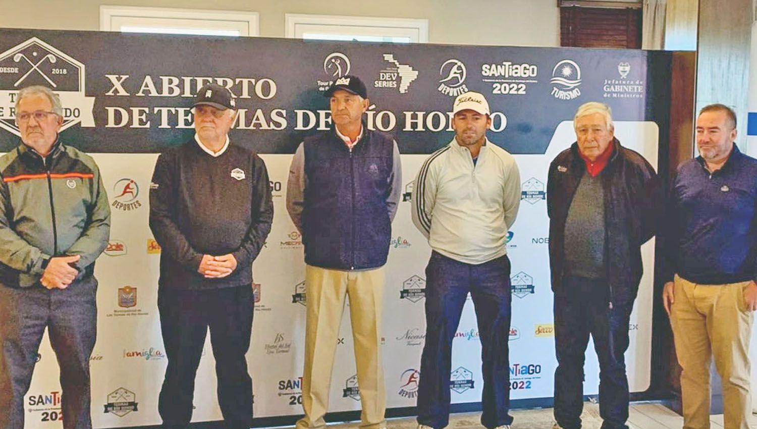 Golpe inicial para el X Abierto en el Termas de Riacuteo Hondo Golf Club