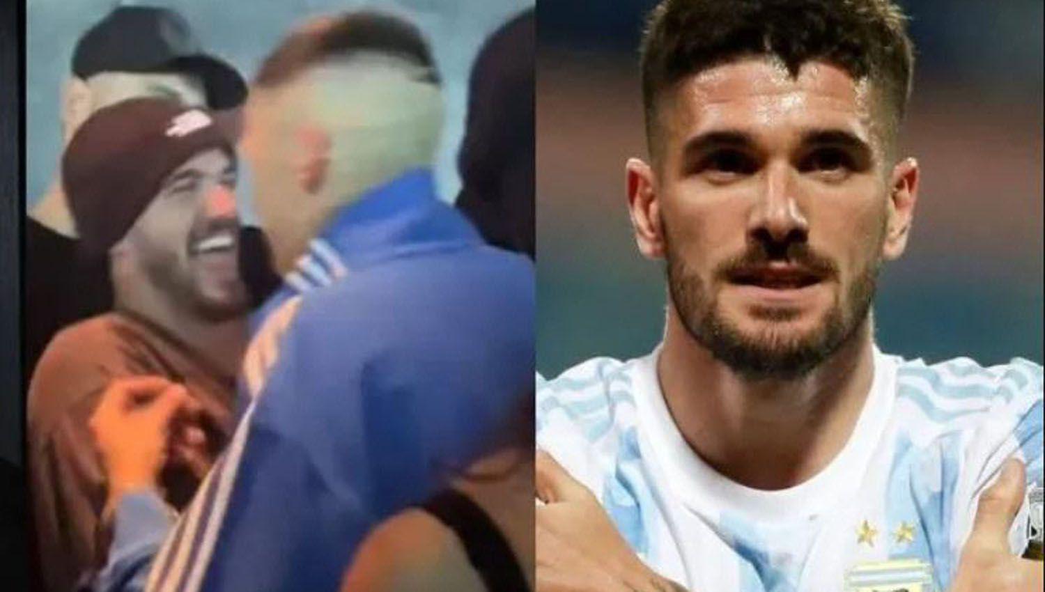 El futbolista y novio de Tini aprovecha al maacuteximo su tiempo de ocio- fue a un boliche y conversoacute con L-Gante