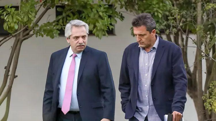 Alberto Fernaacutendez con Sergio Massa en Casa Rosada- seriacutea inminente su cambio de funcioacuten