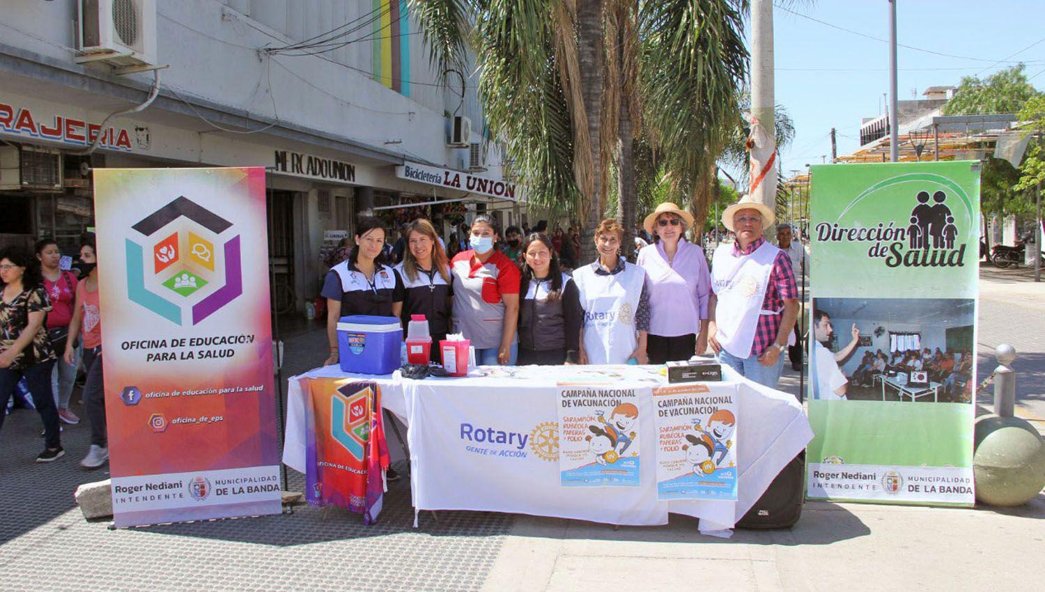 El municipio bandentildeo se adhirioacute a la Campantildea Nacional de Vacunacioacuten contra la Polio