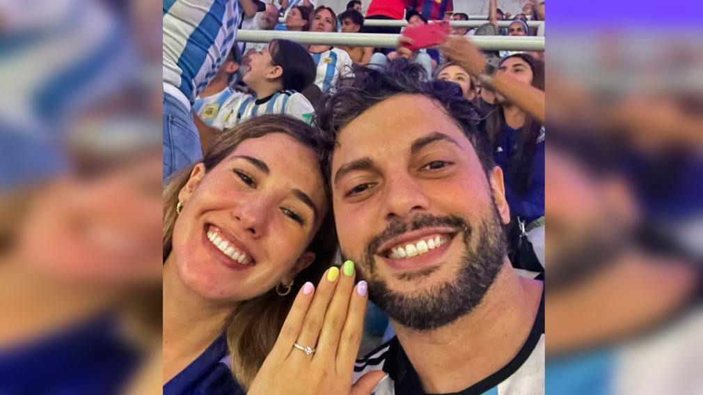 Dio el siacute en pleno partido de la Seleccioacuten Argentina en el Estadio Uacutenico