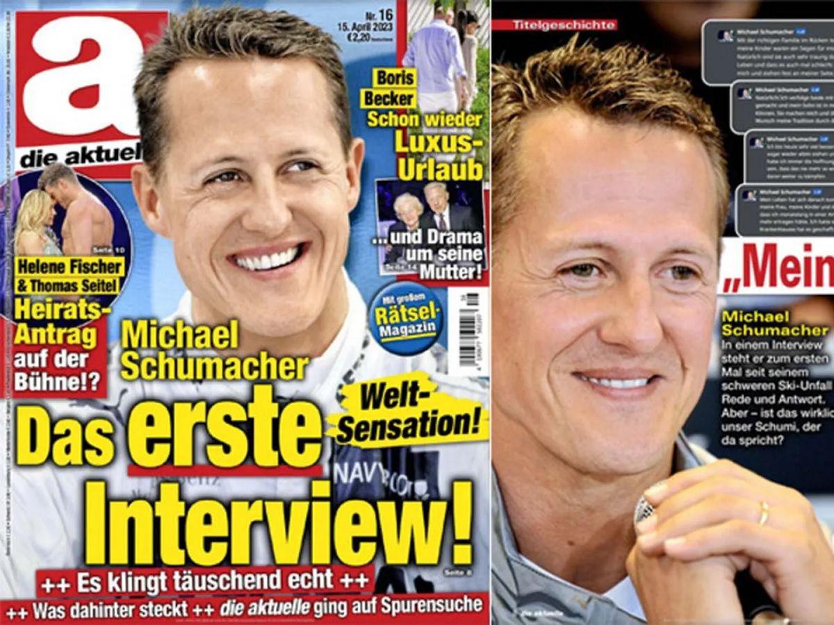 Poleacutemica por el anuncio de una entrevista a Michael Schumacher accidentado hace nueve antildeos