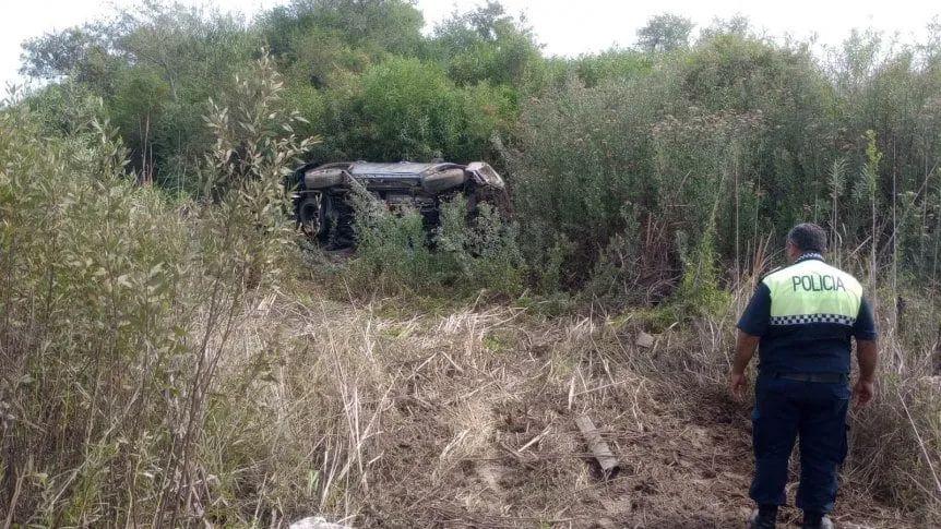 TERRIBLE VIDEO  Asiacute quedoacute la camioneta del Pulga Rodriacuteguez tras el brutal accidente