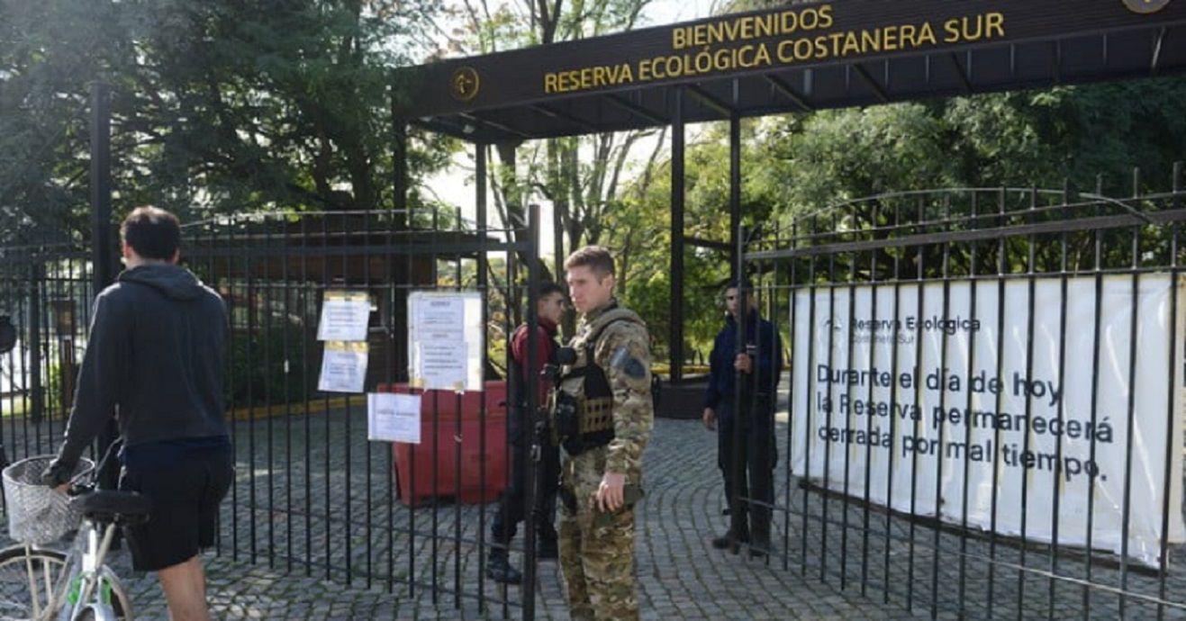 VIDEO  Intenso operativo para encontrar a un hombre que violoacute a una mujer en la Reserva Ecoloacutegica