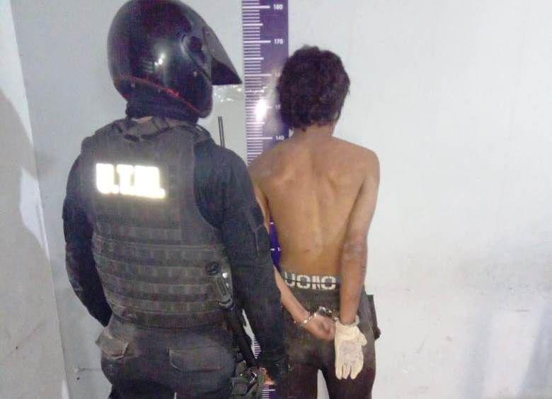 La Banda- quedoacute preso luego de causar disturbios en la viacutea puacuteblica