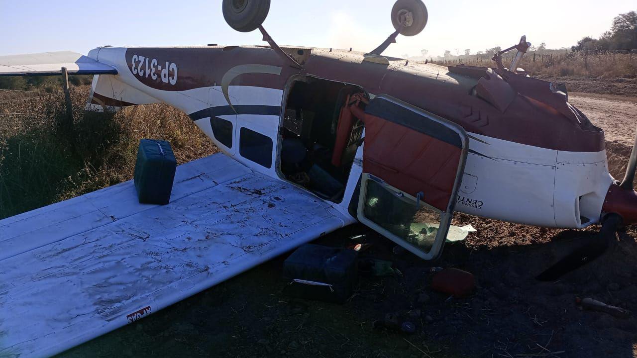 Se estrelloacute una avioneta con 324 kg de cocaiacutena en Chaco