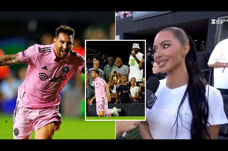 Kim Kardashian habloacute del fanatismo de su hijo por Lionel Messi