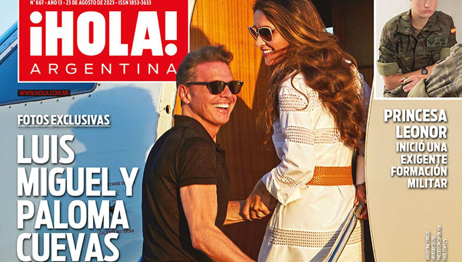 Luis Miguel muestra a su amor Paloma Cuevas en exclusiva para iexclHOLA