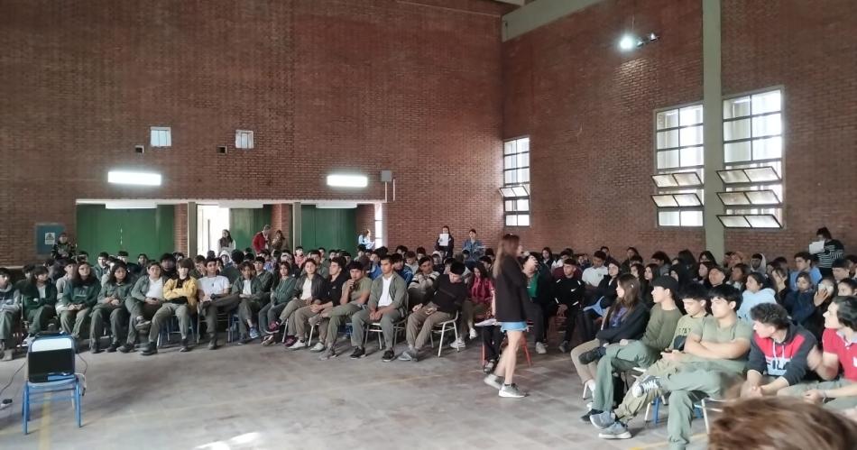 INTERÉS Participaron alumnos de la Escuela de Agricultura Ganadería y Granja y del Instituto San Roque 1140