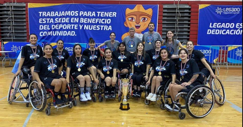 Juega la Seleccioacuten Argentina de baacutesquet femenino adaptado