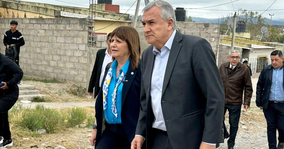 Bullrich recorrioacute el barrio de Milagro Sala en Jujuy