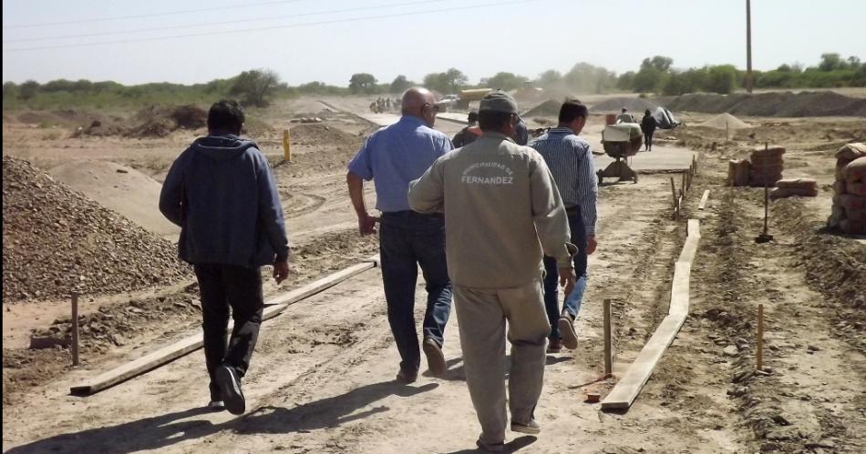 A paso firme avanzan los trabajos en el Parque Industrial de Fernaacutendez