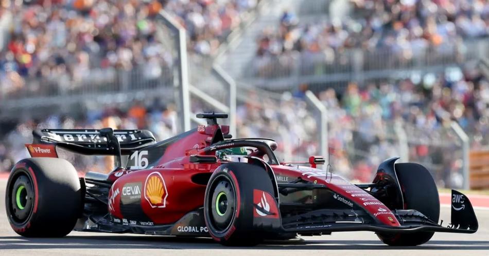 Leclerc logroacute la pole en el Gran Premio de Estados Unidos Sainz cuarto y Checo noveno