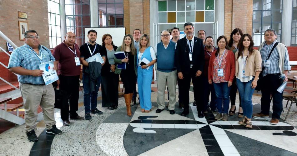 FUNCIONARIOS Del encuentro participó el subsecretario de Educación de la provincia Alejandro Píccoli