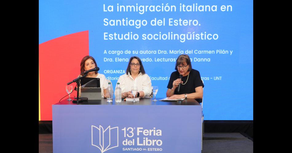 OBRA María del Carmen Pil�n presentó anoche su obra en la Feria del Libro de Santiago del Estero