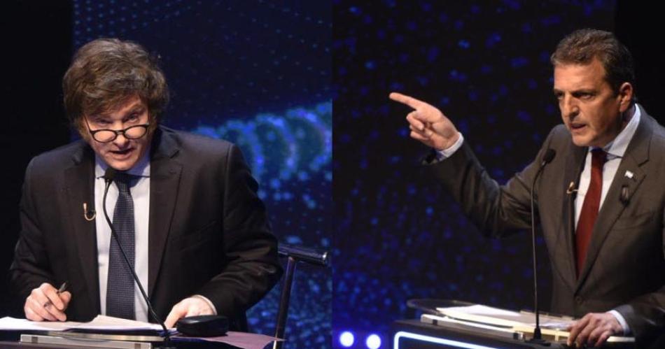 Massa y Milei y un debate presidencial caliente que deja un final abierto para el 19