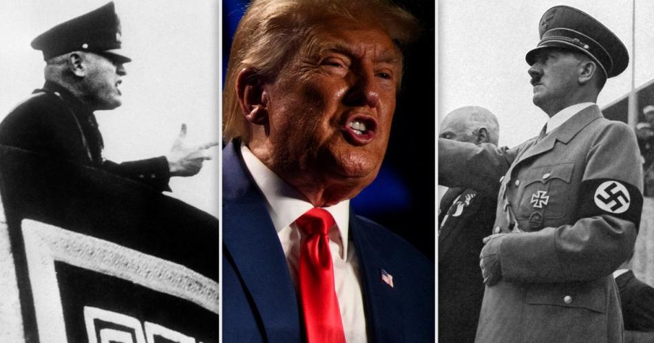 Acusan a Donald Trump de imitar a Hitler y a Mussolini