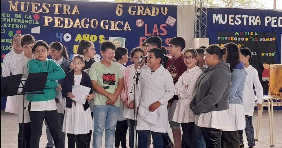 Exitosa Muestra Pedagoacutegica tuvo lugar en la Escuela Nordm 30 de Choya