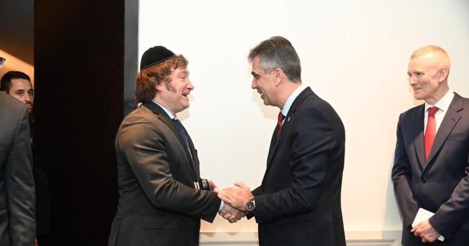 Encuentro entre el Canciller Cohen y el actual presidente Milei