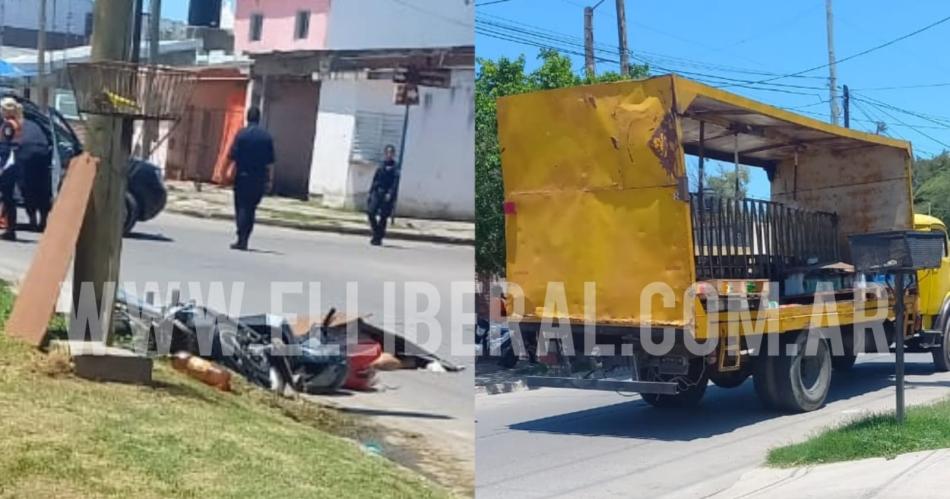 Tragedia en el Bdeg Sarmiento- dos motociclistas murieron al chocar contra un camioacuten