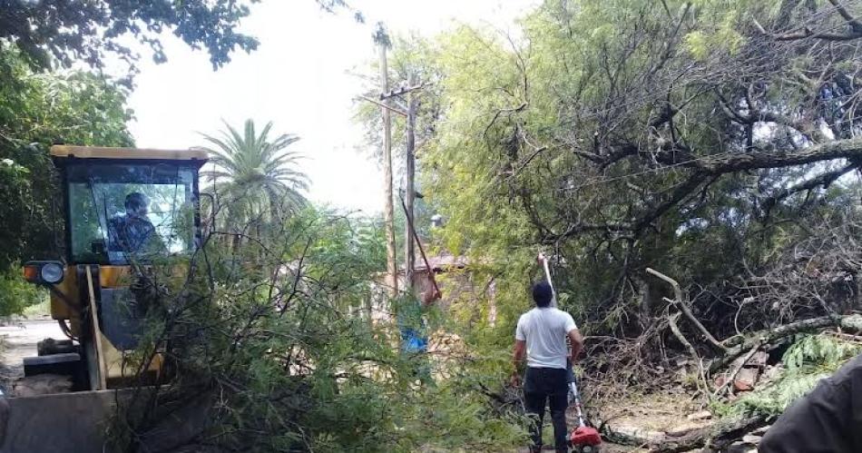 Llegoacute el cambioacute- Clodomira fue sorprendida por una fuerte tormenta que provocoacute importantes dantildeos