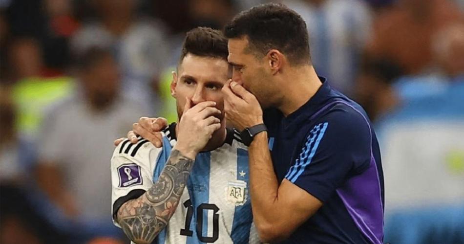 Lionel Messi y Scaloni dejaron pendiente una reunioacuten clave