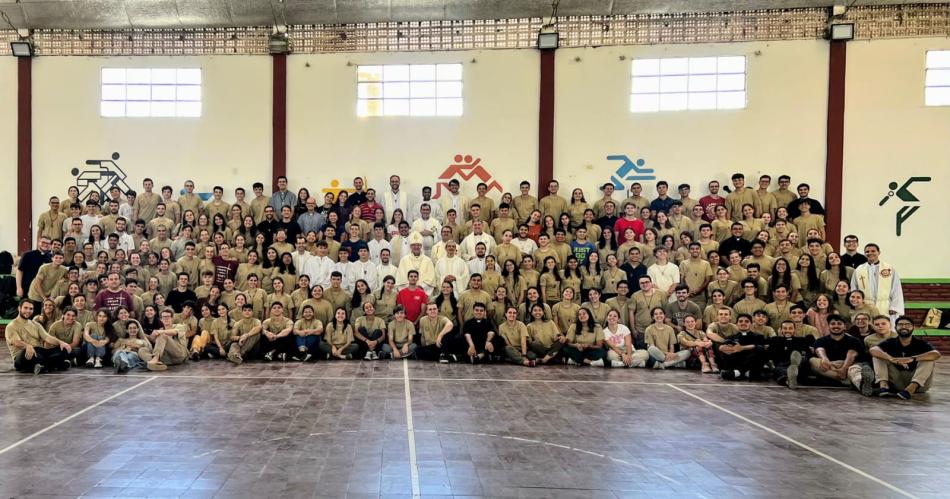 Llegaron 250 misioneros escolapios a Quimiliacute a compartir la fe en Dios