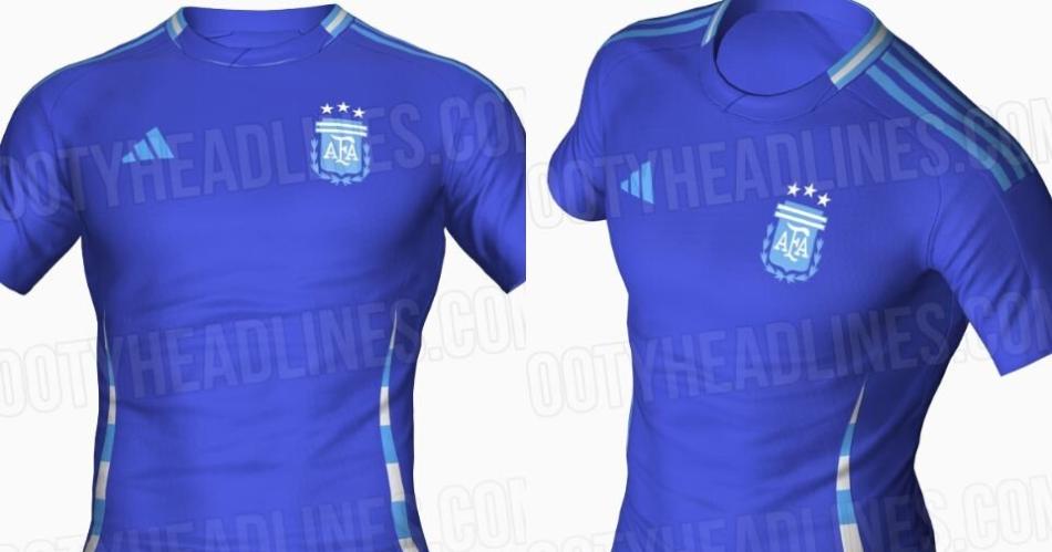 Filtran la nueva camiseta que usariacutea la Argentina en la Copa Ameacuterica 2024