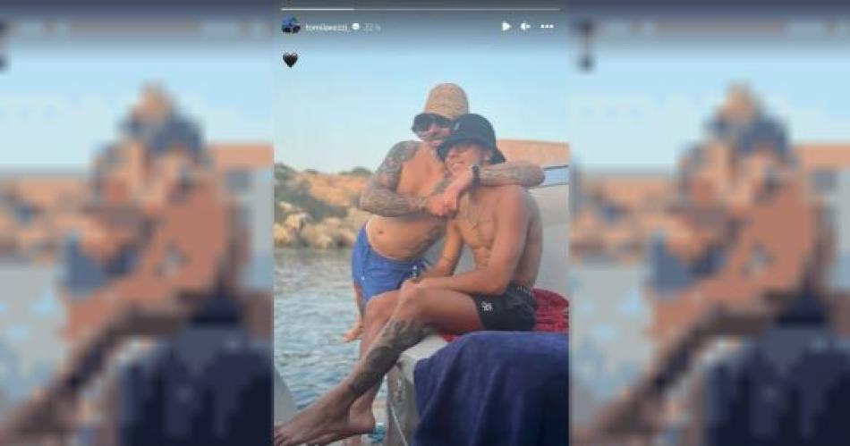 El hijo de Lavezzi volvioacute a dedicarle un mensaje en sus redes sociales