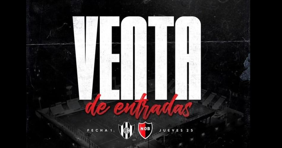 Venta de entradas para Central Coacuterdoba - Newells- precios y doacutende comprarlas