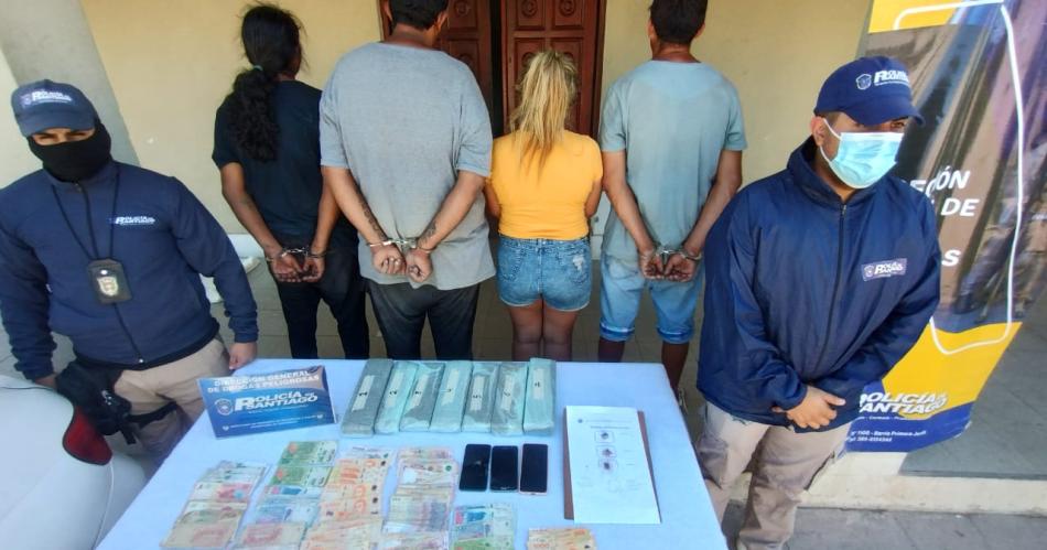 Detienen a 4 personas y secuestran casi 6 kilos de marihuana en la ruta 89