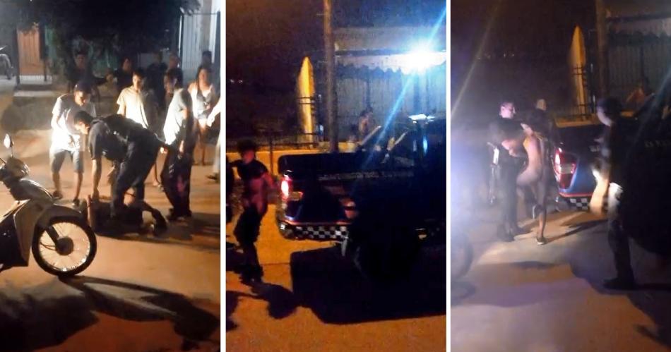 TERRIBLE VIDEO  Vecinos de Las Termas atacaron a golpes al supuesto asesino de Albornoz