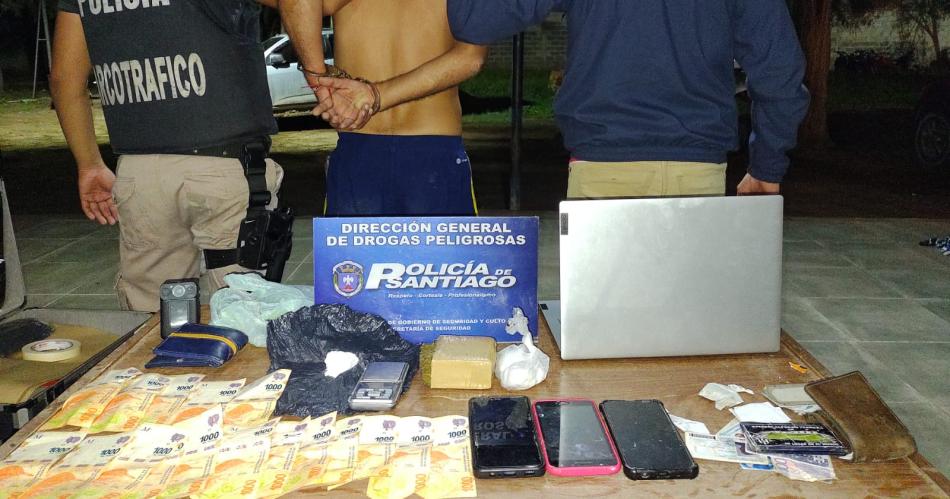 Golpe al narcomenudeo en el Bordm Sarmiento- secuestran droga dinero y detienen a un sujeto