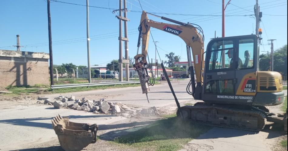 Comenzoacute la obra para la construccioacuten de una nueva alcantarilla