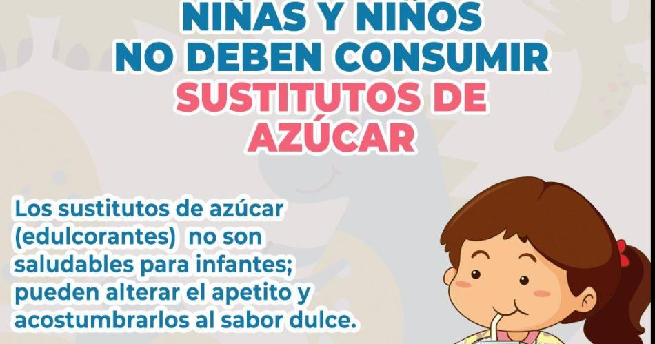 Desaconsejo el reemplazo de azuacutecar por edulcorante en la alimentacioacuten  del nintildeo sano