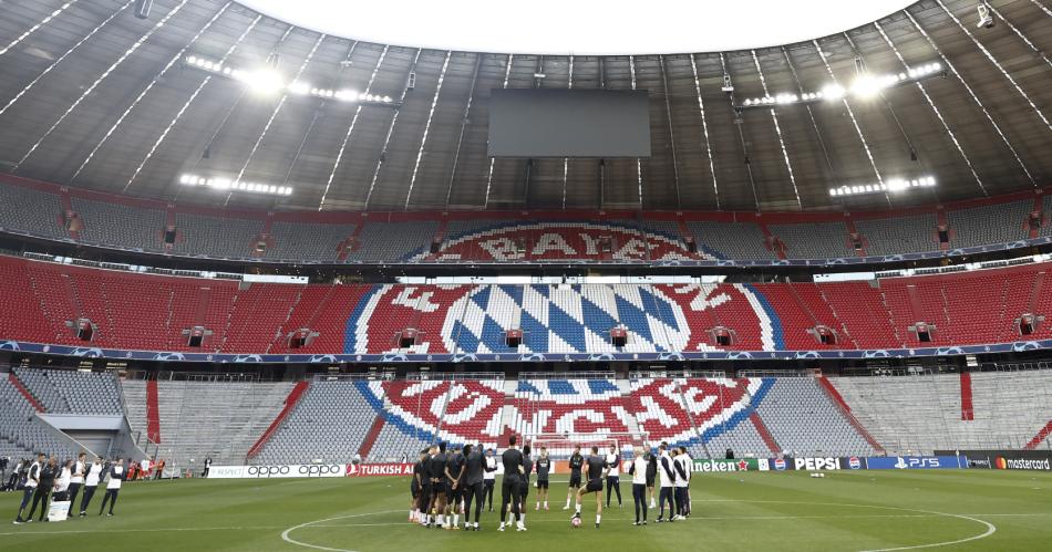 IMPONENTE Real Madrid llegó a Alemania y se entrenó ayer en el Allianz Arena la casa del Bayern Mnich