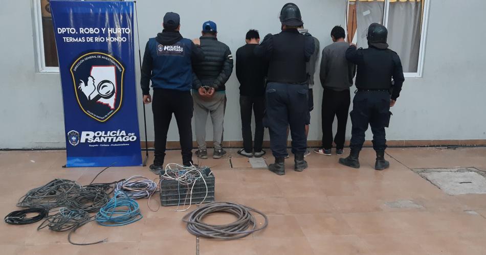 Intenso operativo contra el robo de cables- allanamientos clausuras secuestros y detenidos