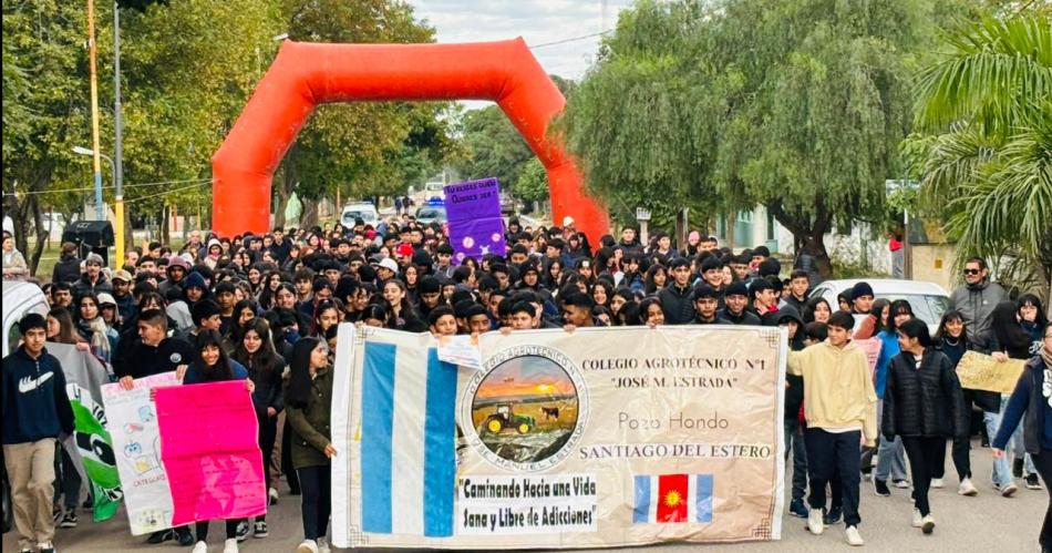 En Pozo Hondo se generoacute conciencia sobre adicciones