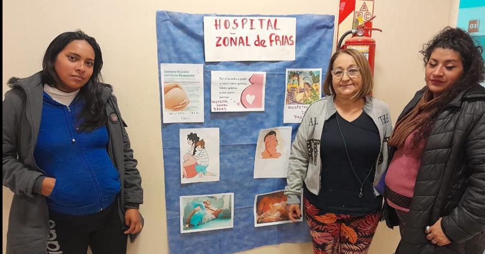 Personal del Hospital de Friacuteas brindoacute charlas sobre el parto respetado