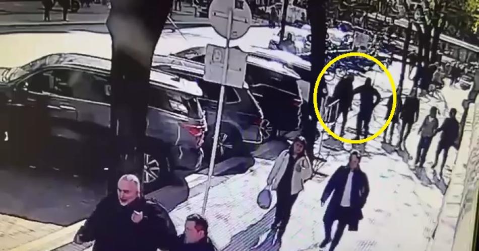 VIDEO  Delincuente intentoacute robar el auto del presidente de la Corte Suprema de Justicia