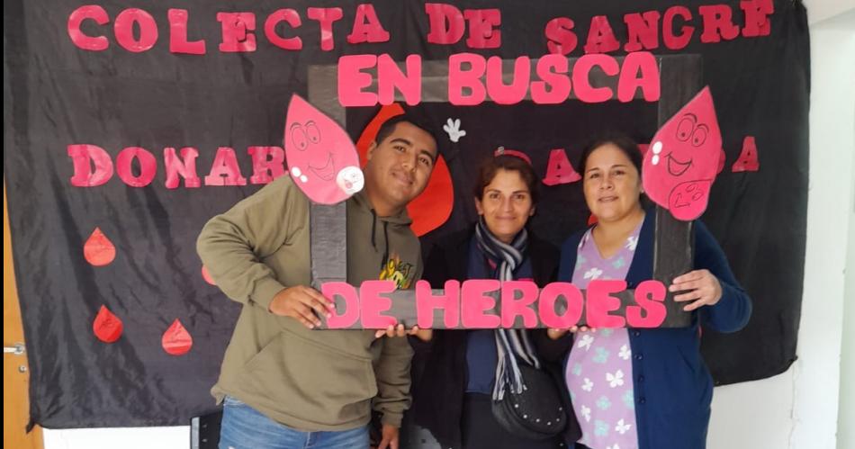 En el Mes del Donante Voluntario de Sangre organizan colectas en instituciones del medio