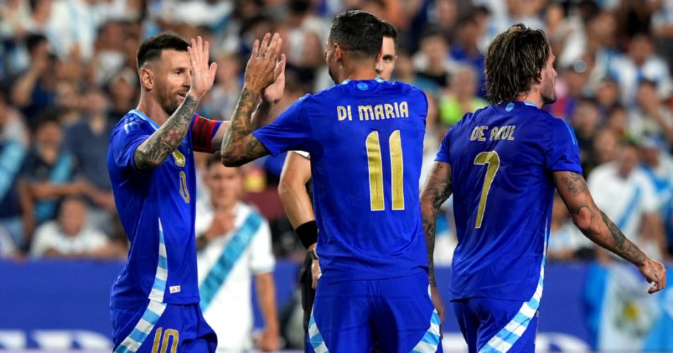 Argentina goleoacute y llega con todo a la Copa Ameacuterica 2024