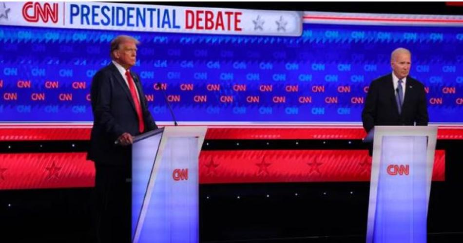 Trump y Biden tuvieron su primer debate presidencial