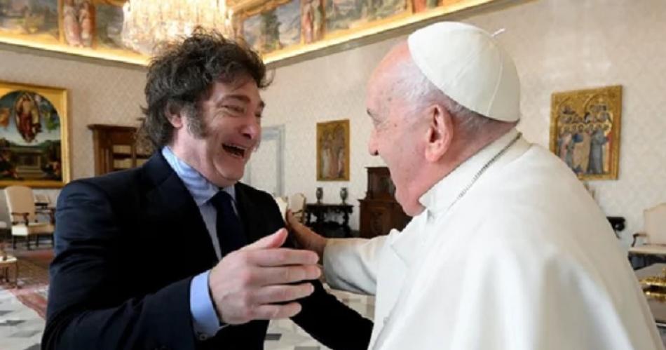 Para Milei fue un error haber insultado al Papa Francisco