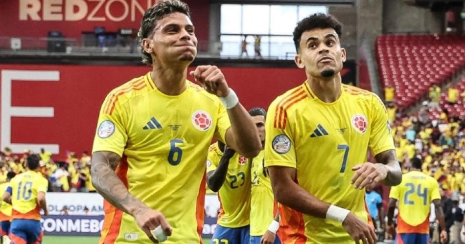 Colombia goleoacute a Costa Rica y se selloacute su pase a cuartos de final en Copa Ameacuterica