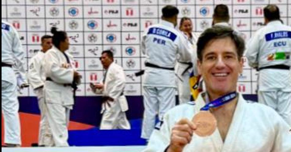 Santiago se subioacute al podio panamericano de judo en Peruacute