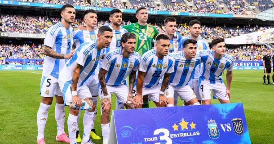 Debuta Garnacho- estos son los 11 de Argentina para enfrentar a Peruacute