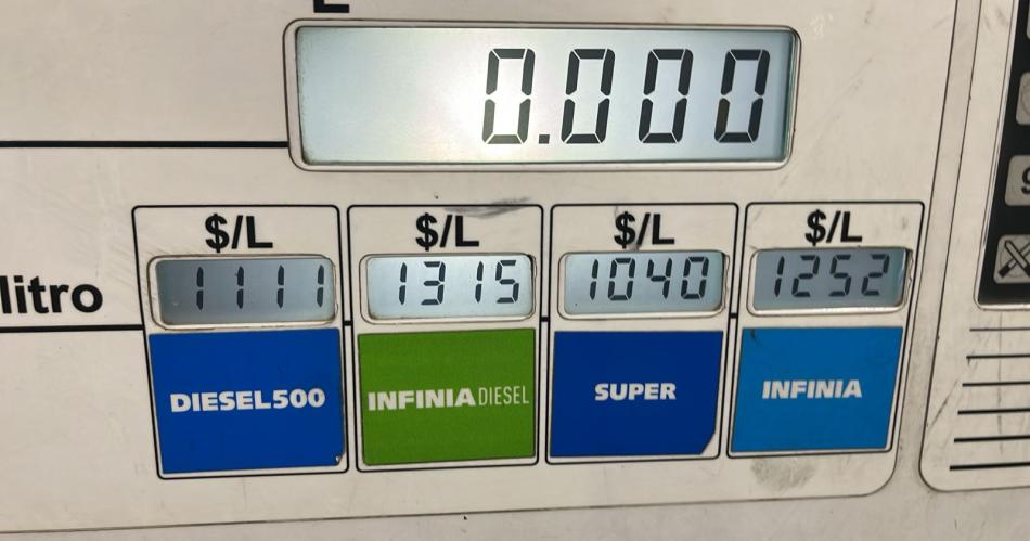 Los nuevos precios de los combustibles YPF en Santiago