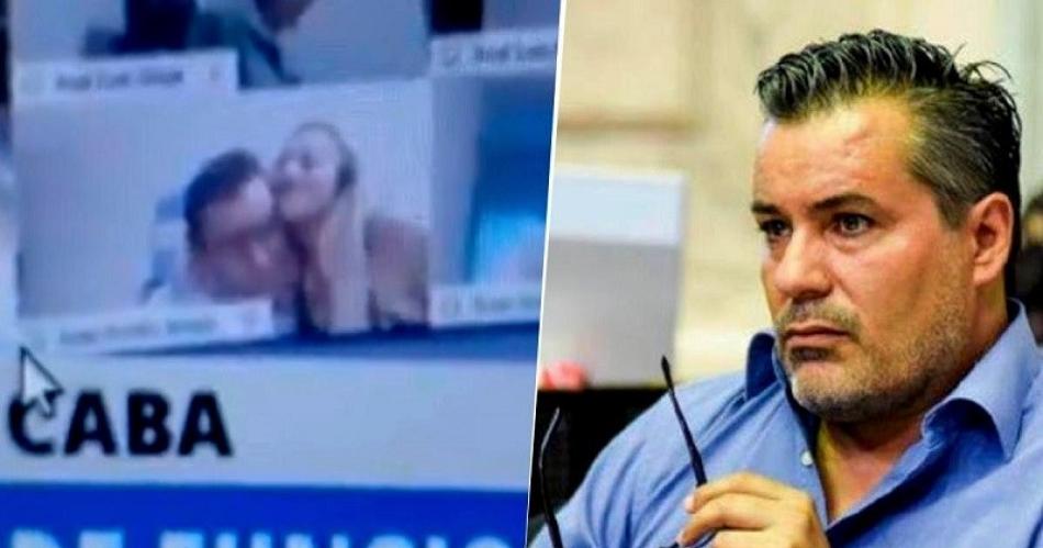 Confirman la condena de Juan Ameri el exdiputado que besoacute los pechos de su novia en plena sesioacuten
