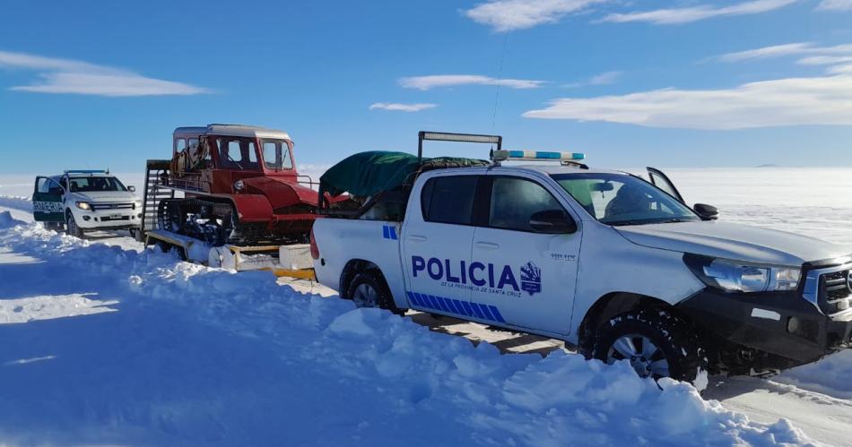 Gendarmeriacutea transportoacute gas licuado al paso fronterizo Riacuteo Jeinimeni y asistioacute a poblaciones aisladas de la Patagonia